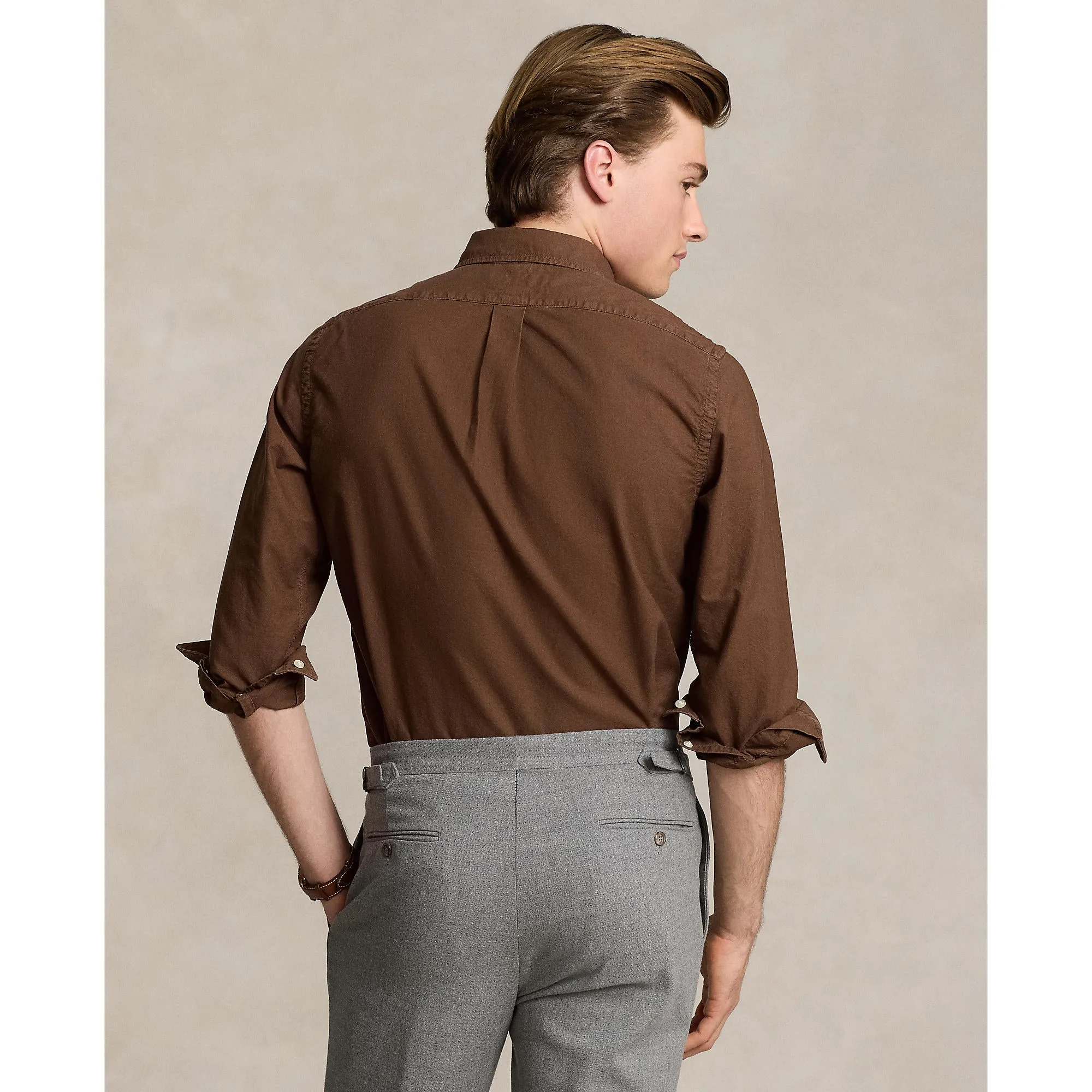 Polo Ralph Lauren - Chemise Oxford - Mousse au Chocolat Vêtements Polo Ralph Lauren