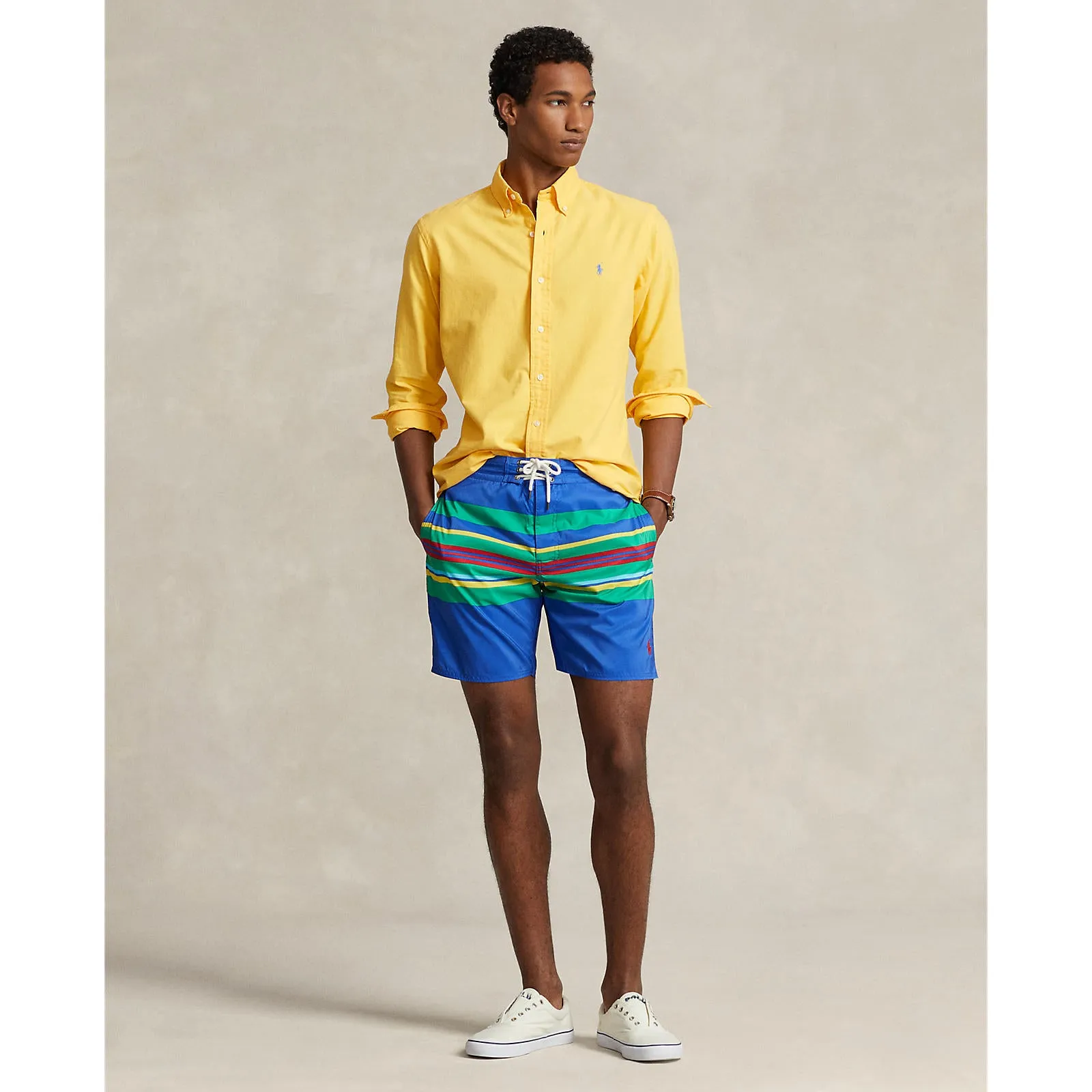 Polo Ralph Lauren - Chemise Oxford - Jaune Chrome Polo Ralph Lauren Vêtements