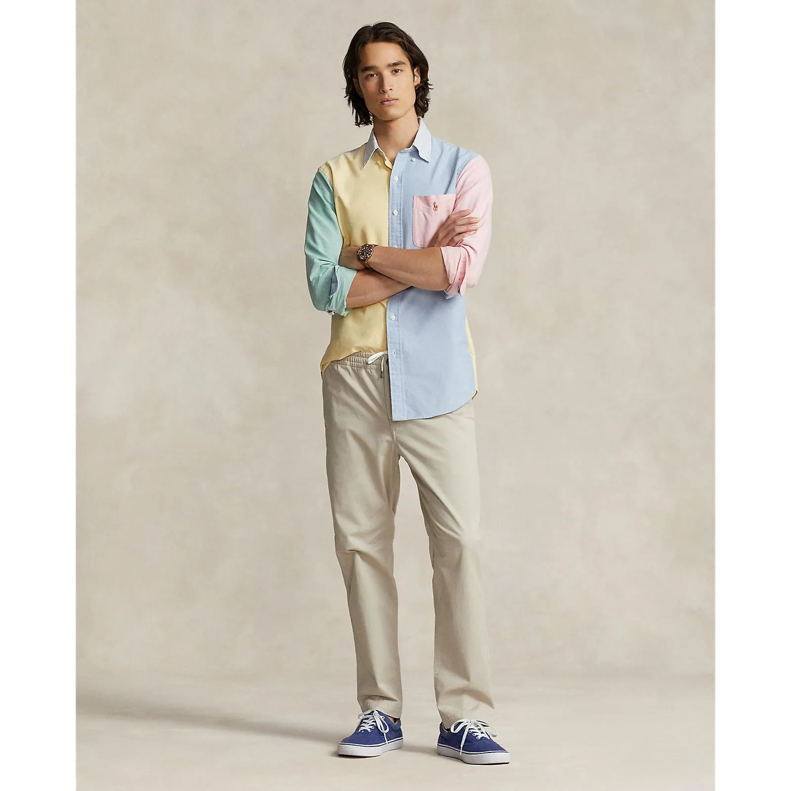 Polo Ralph Lauren - Chemise Oxford - Bloc de couleur - Chemise fun Polo Ralph Lauren Vêtements