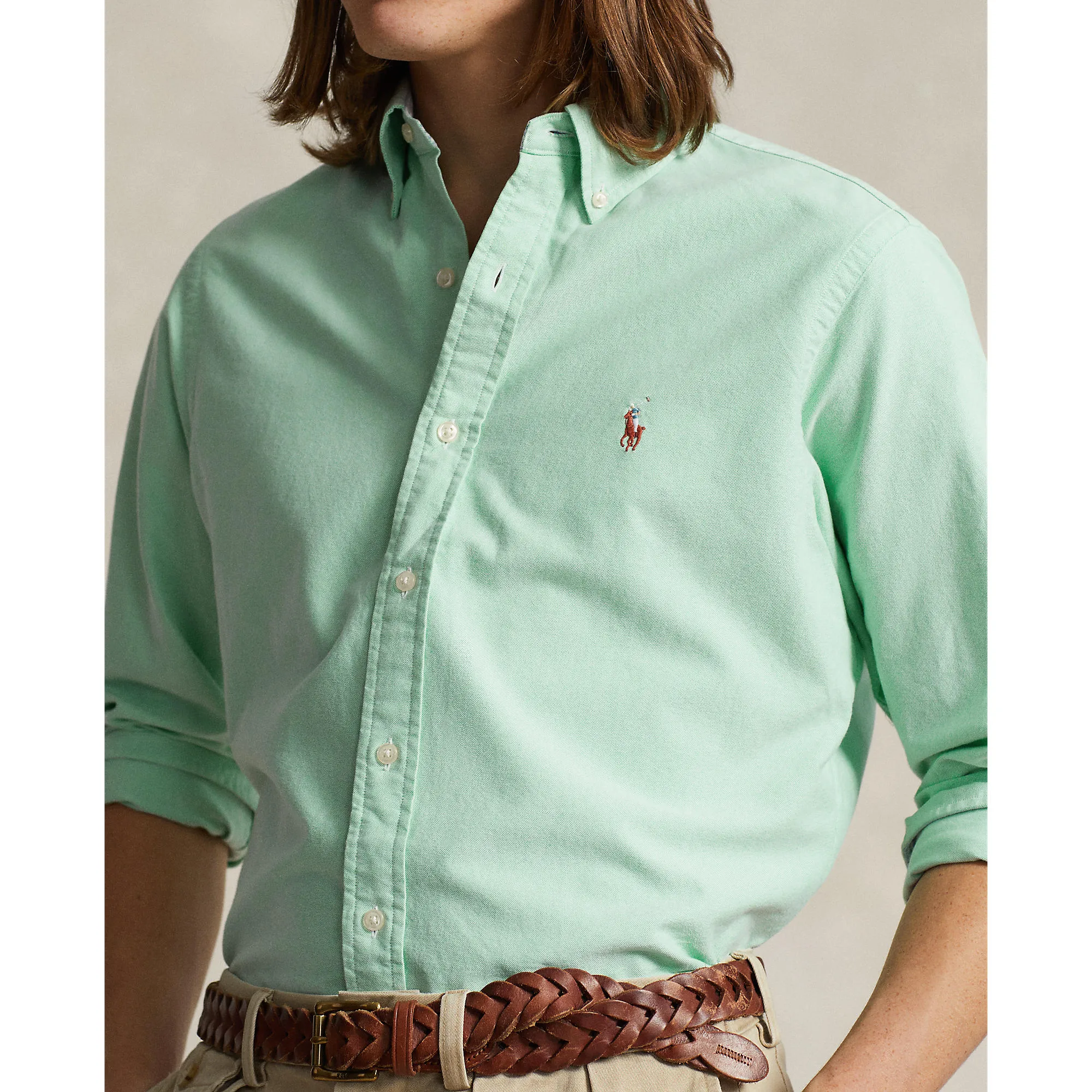 Polo Ralph Lauren - Chemise Oxford - Vert Vêtements Polo Ralph Lauren