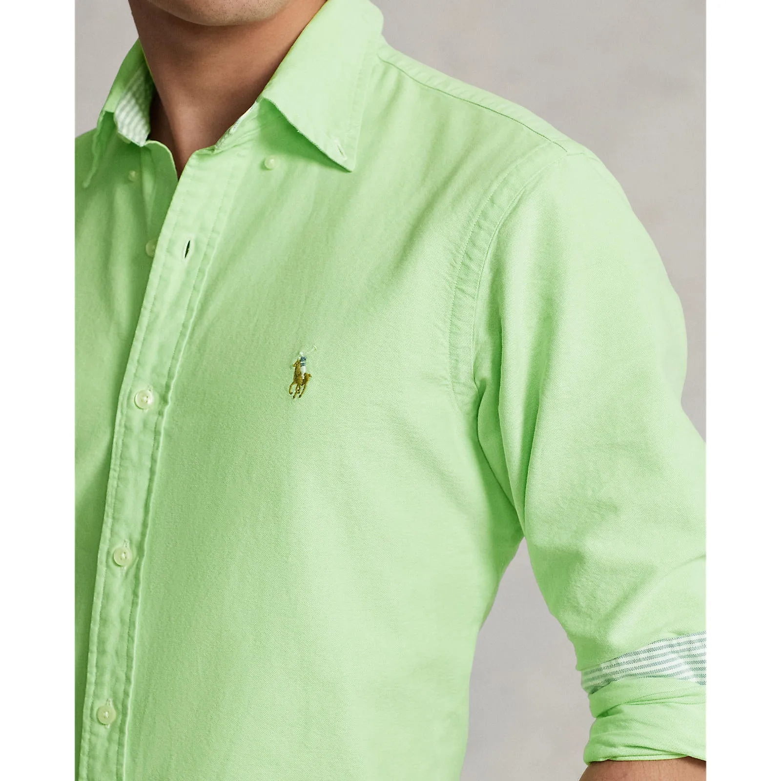 Polo Ralph Lauren - Chemise Oxford - Vert Oasis Vêtements Polo Ralph Lauren