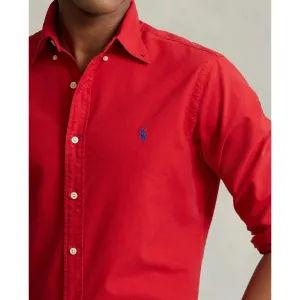 Polo Ralph Lauren - Oxford Shirt - Red Polo Ralph Lauren Clothing