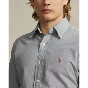 Polo Ralph Lauren - Chemise Oxford - Ardoise Vêtements Polo Ralph Lauren