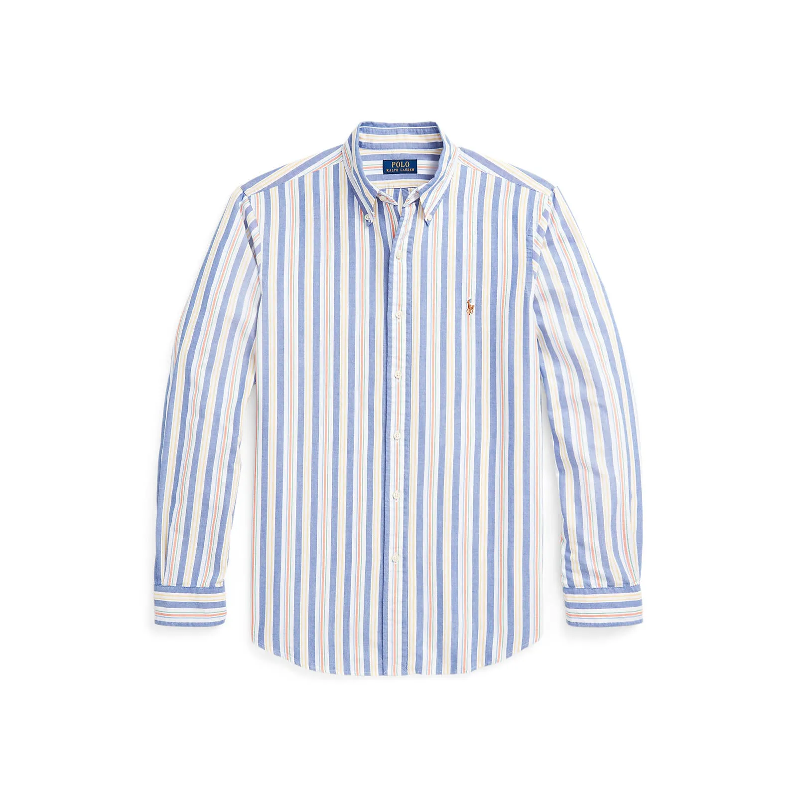 Polo Ralph Lauren - Chemise Oxford - Rayée - Bleu, Blanc, Multicolore - Vêtements Polo Ralph Lauren