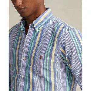 Polo Ralph Lauren - Chemise Oxford - Rayure - Bleu, Blanc, Rose, Multicolore - Vêtements Polo Ralph Lauren