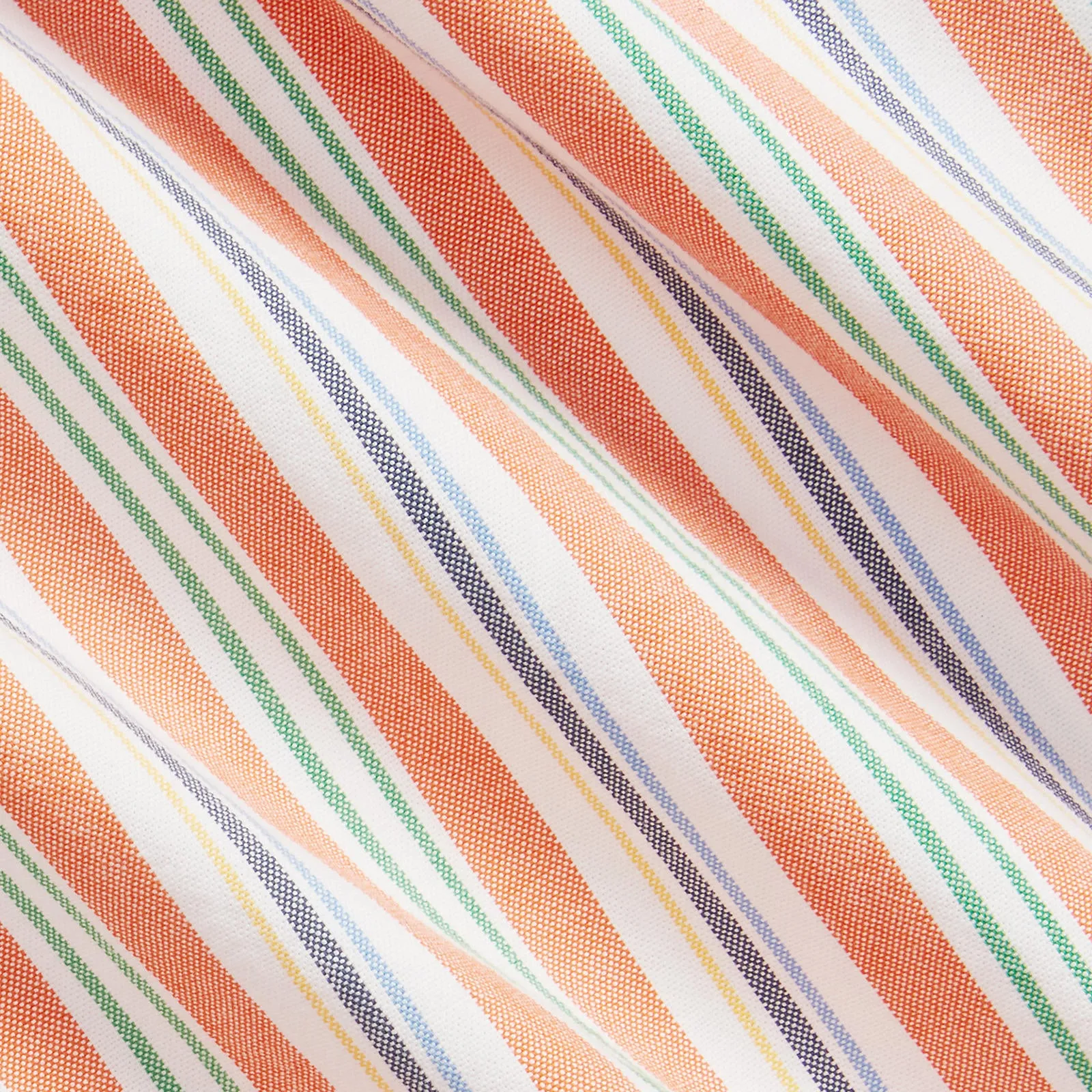 Polo Ralph Lauren - Chemise Oxford - Rayée - Orange, Blanc, Multicolore - Vêtements Polo Ralph Lauren