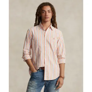 Polo Ralph Lauren - Chemise Oxford - Rayée - Orange, Blanc, Multicolore - Vêtements Polo Ralph Lauren