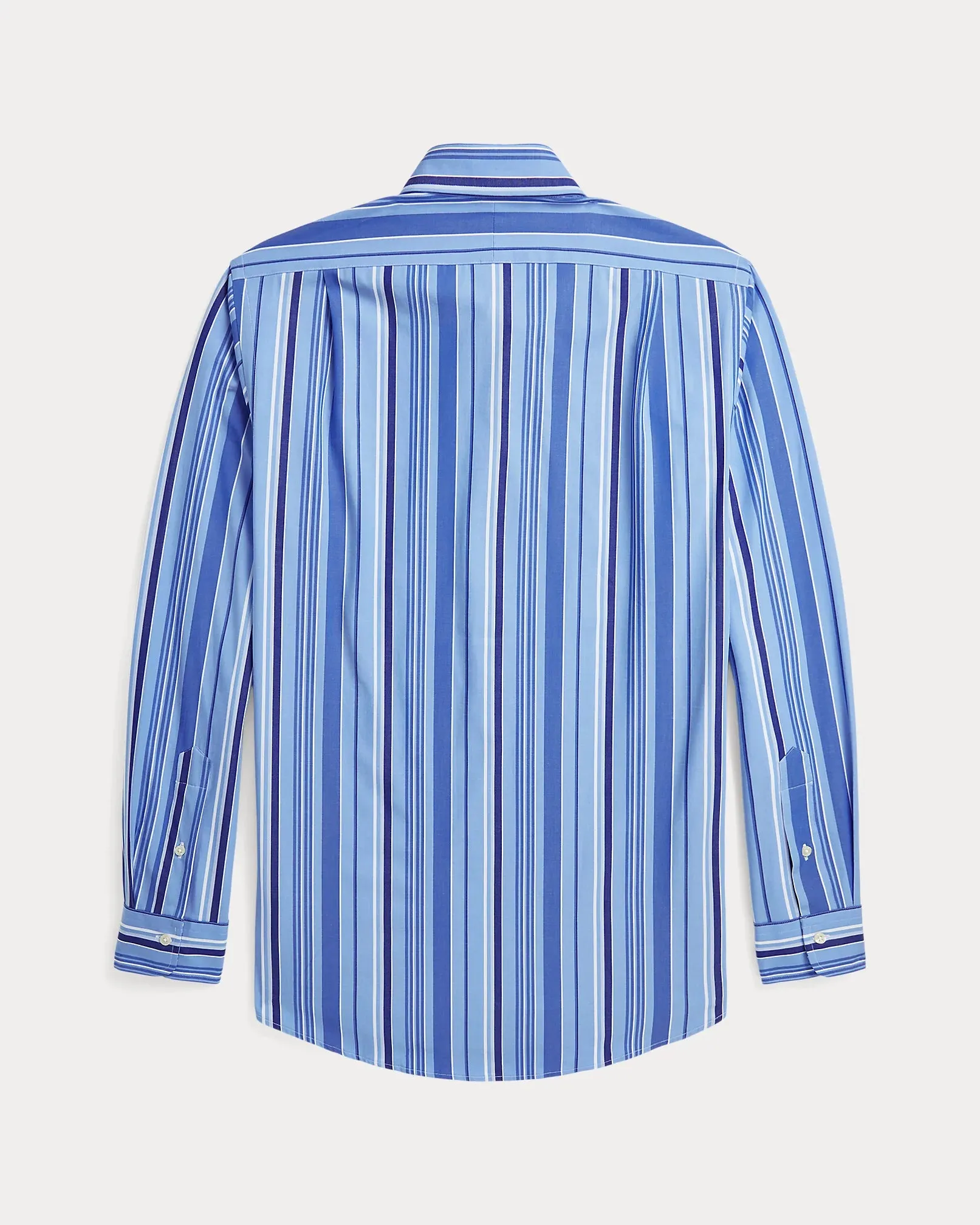 Polo Ralph Lauren - Chemise en popeline - Rayée - Bleu et Blanc - Vêtements Polo Ralph Lauren
