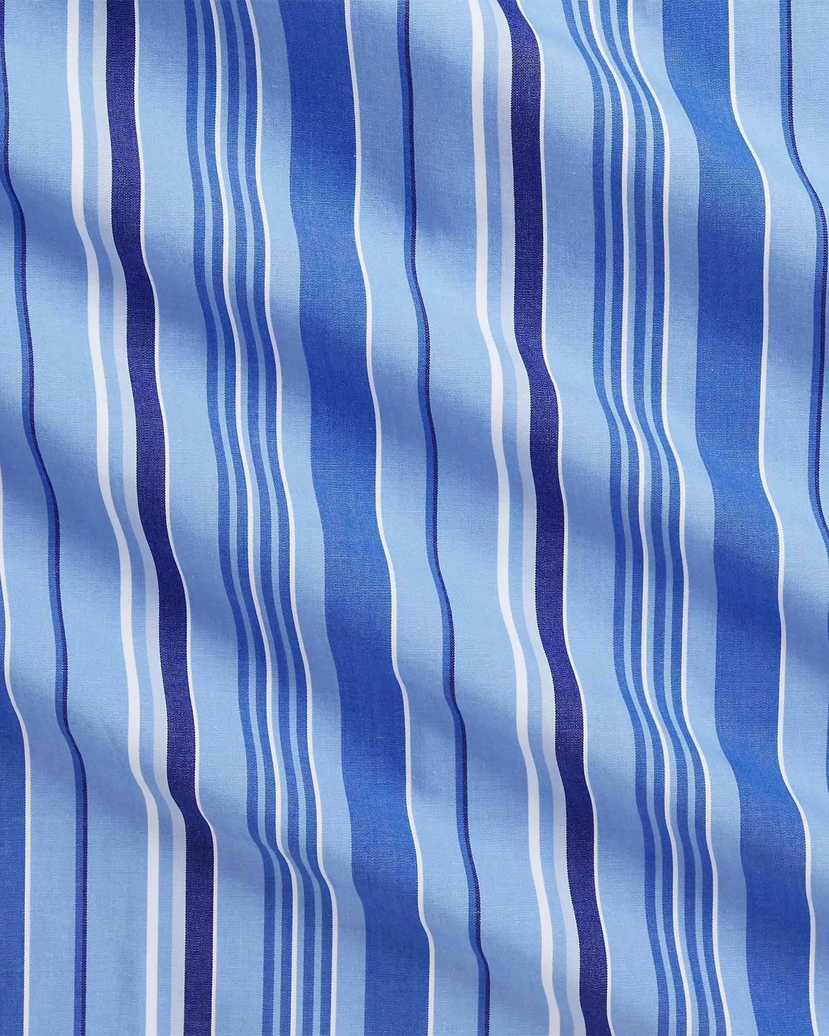 Polo Ralph Lauren - Chemise en popeline - Rayée - Bleu et Blanc - Vêtements Polo Ralph Lauren