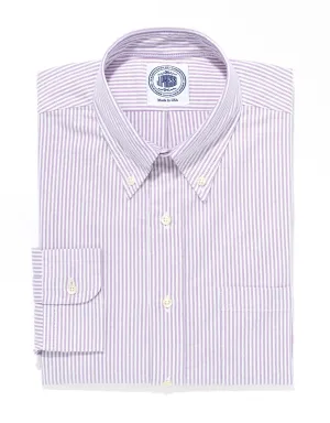 CHEMISE OXFORD VIOLETTE/BLANCHE