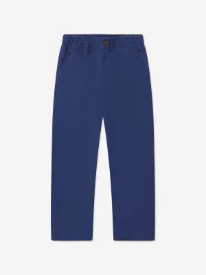 Pantalon Chino pour Garçons Ralph Lauren en Bleu Marine