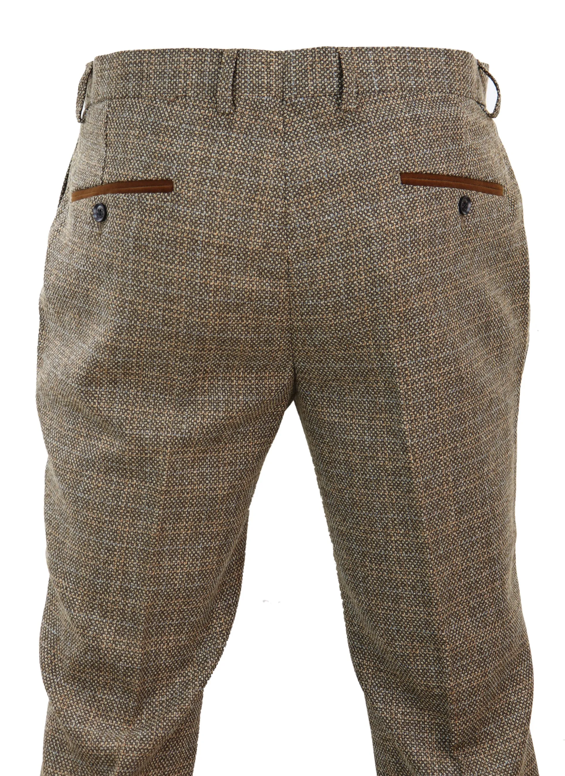 Pantalon vintage à carreaux Ralph Tweed