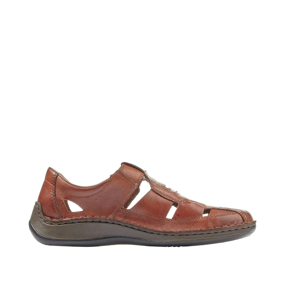 Rieker Shoes 05284-24 Amaretto Fisherman