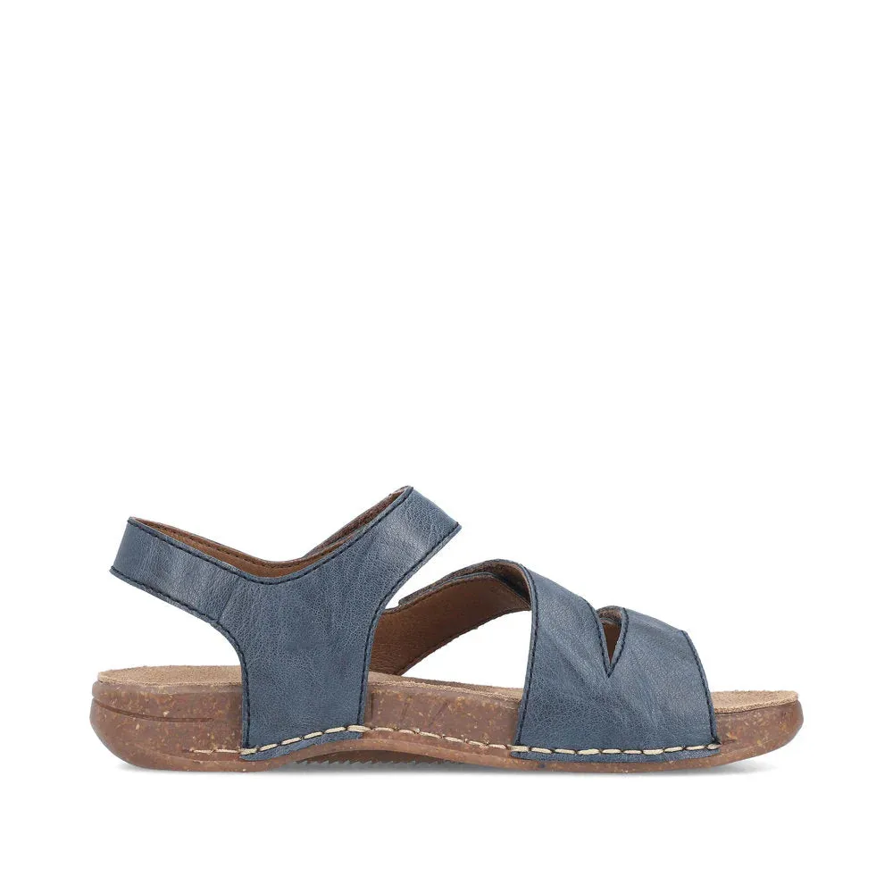 Rieker Chaussures 61402-12 Velcro Bleu