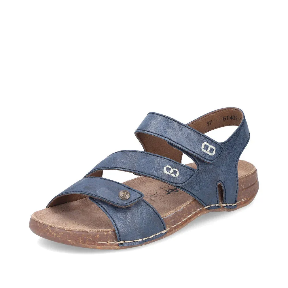 Rieker Chaussures 61402-12 Velcro Bleu