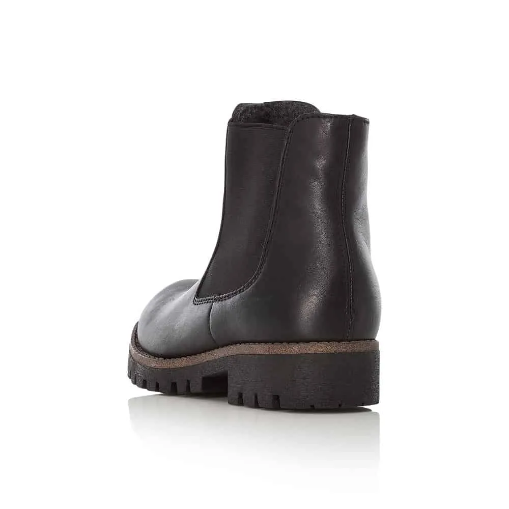 Rieker Shoes 78570-00 Chelsea Zip Noir