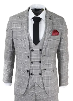Costume de mariage Prince de Galles à carreaux gris Ross