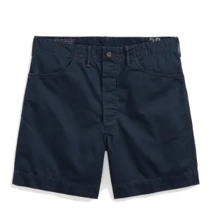 RRL par Ralph Lauren Short de terrain en chevron de twill Marine