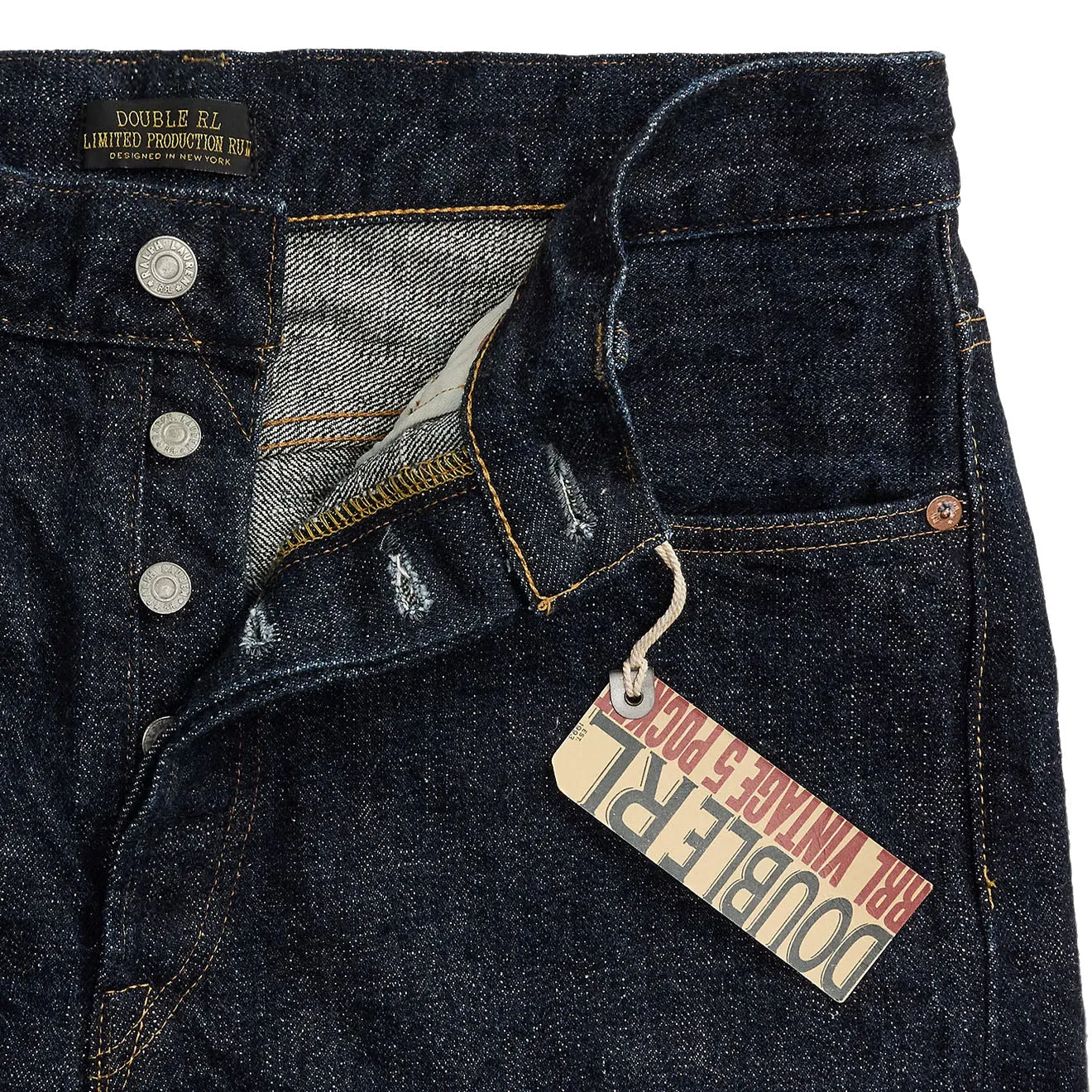 RRL Par Ralph Lauren Édition Limitée Vintage Jean 5 Poches Rinçage