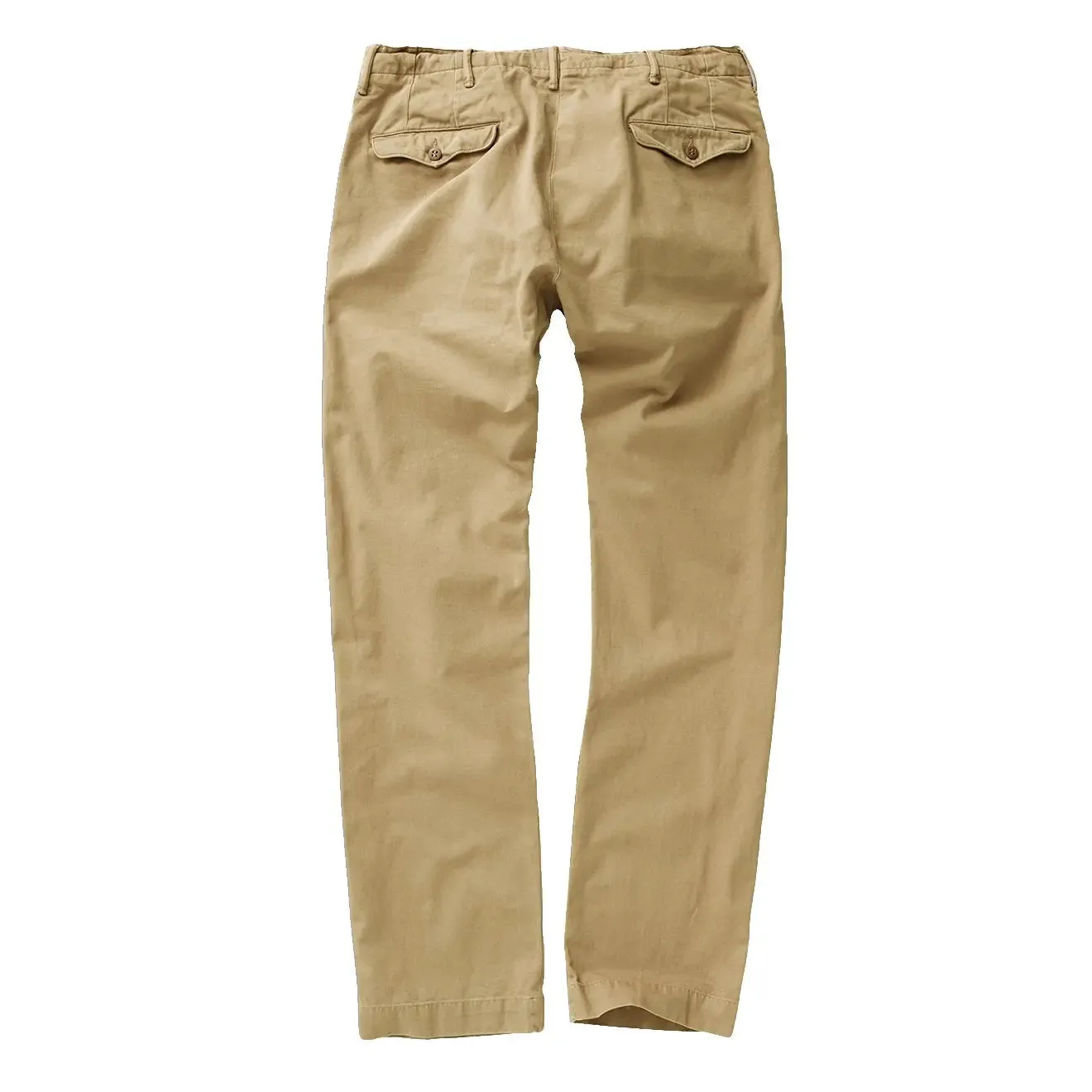 Pantalon Chino Plat Officiers RRL par Ralph Lauren Nouveau Kaki Militaire