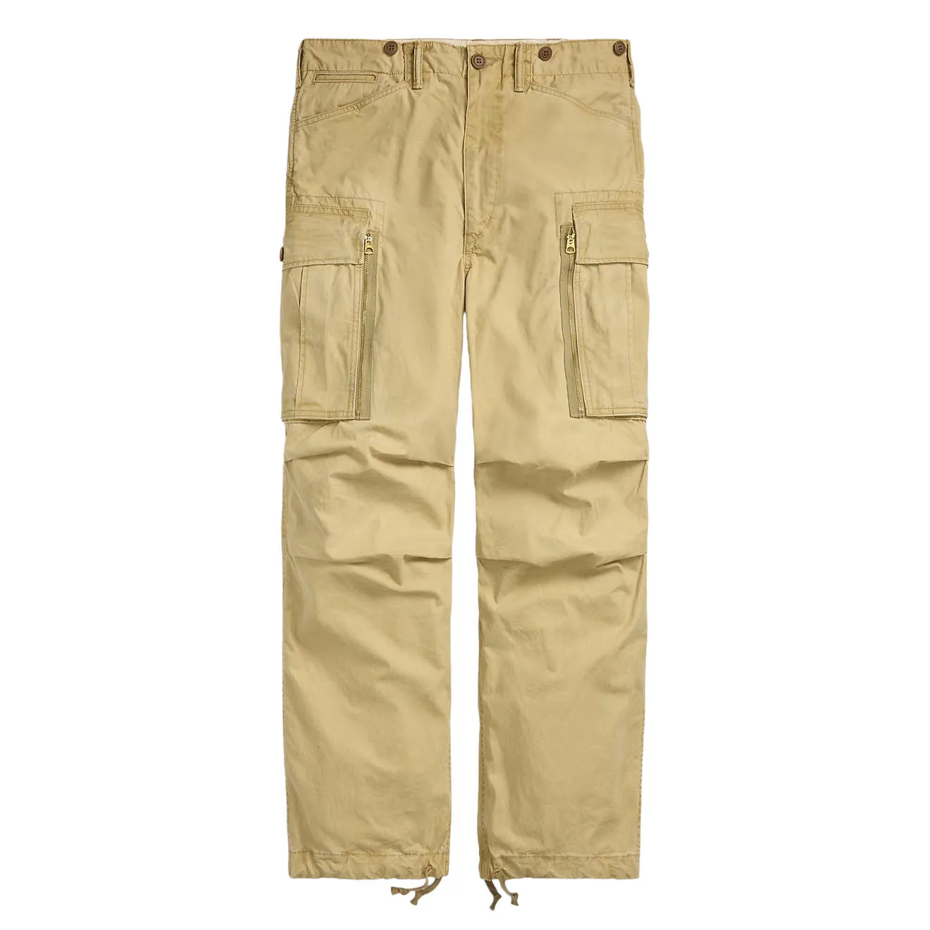 RRL By Ralph Lauren Pantalon cargo en popeline Ranger Vert kaki délavé