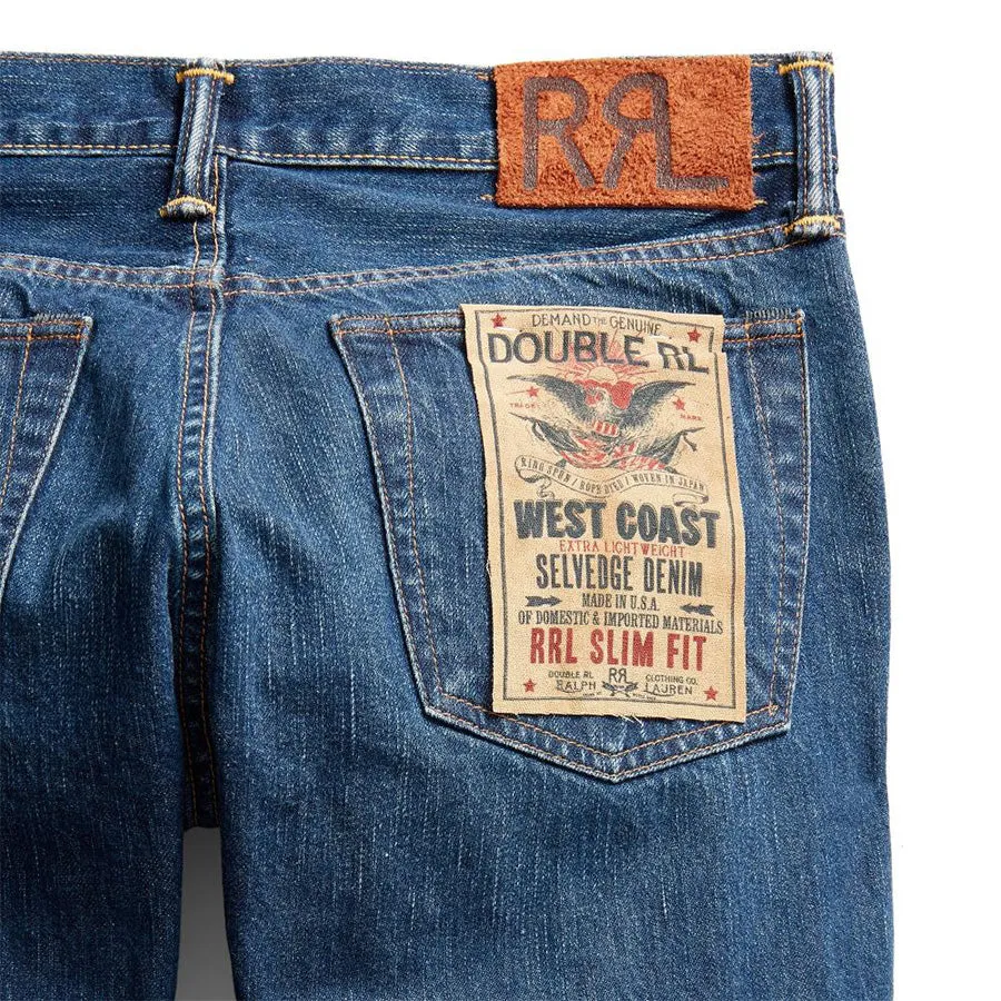 RRL par Ralph Lauren Jean Slim Fit Selvedge Lavage Eastridge