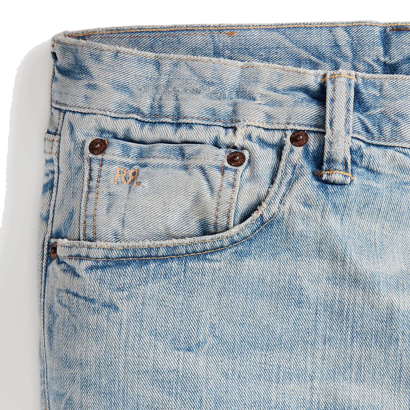 RRL par Ralph Lauren Jean Slim Étroit Fit Stratham Lavage Stratham