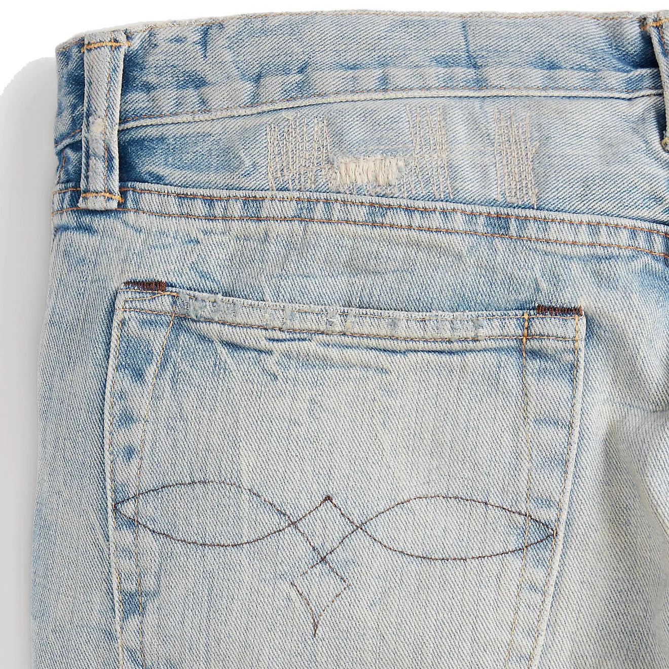 RRL par Ralph Lauren Jean Slim Étroit Fit Stratham Lavage Stratham