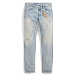 RRL par Ralph Lauren Jean Slim Étroit Fit Stratham Lavage Stratham