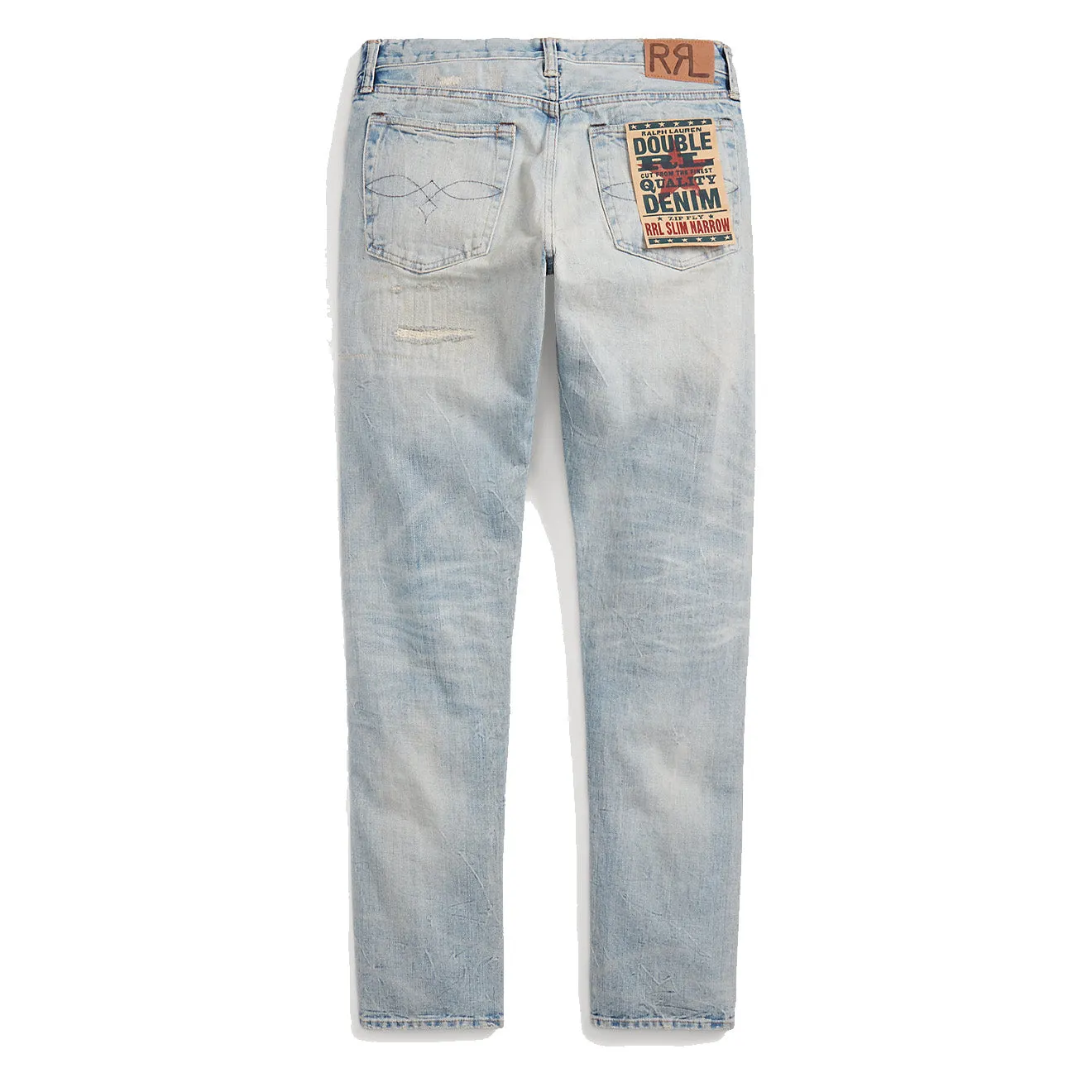 RRL par Ralph Lauren Jean Slim Étroit Fit Stratham Lavage Stratham