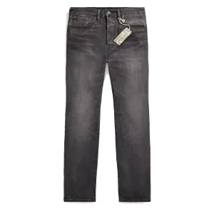 RRL par Ralph Lauren Jean coupe droite lavage noir poussiéreux