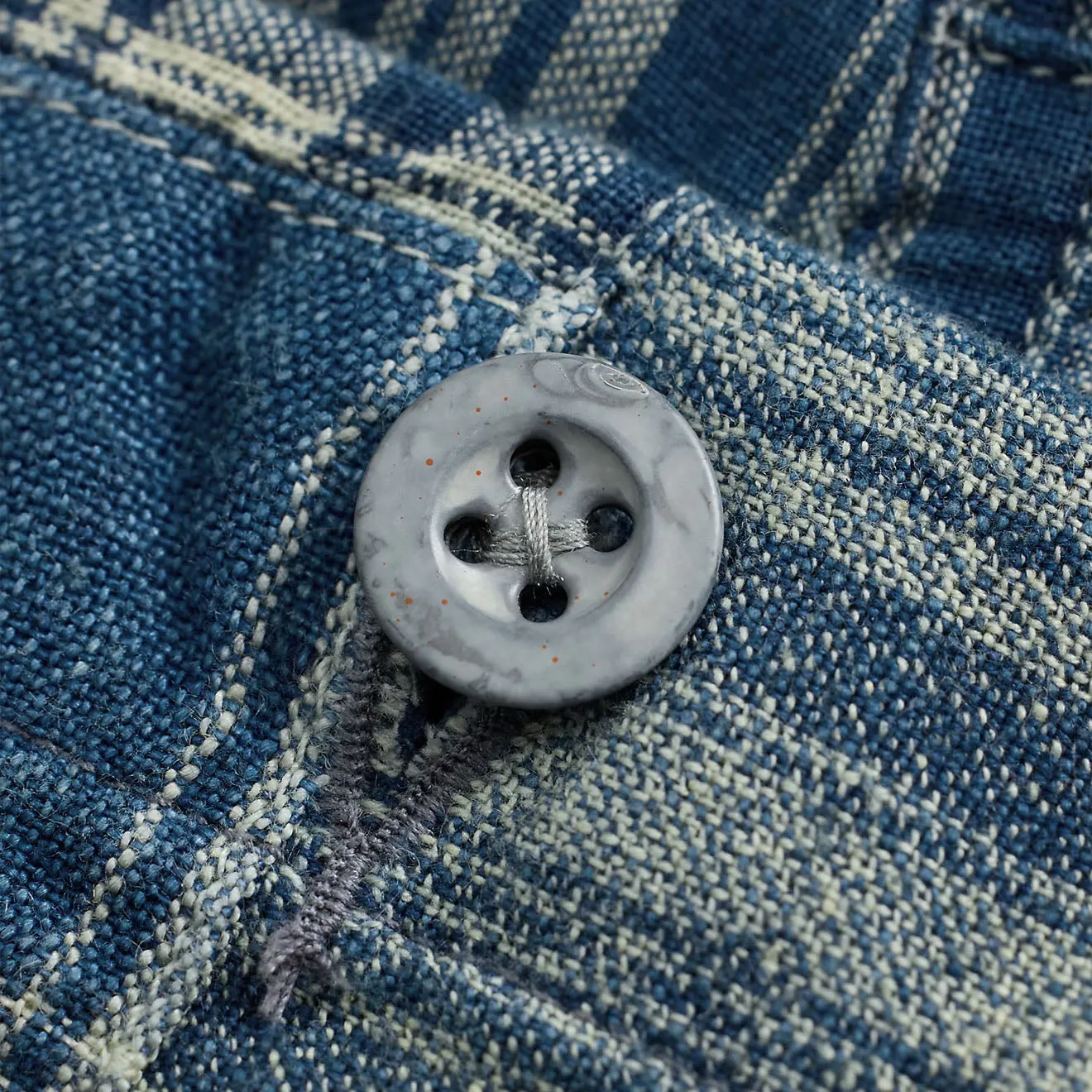 RRL par Ralph Lauren Stratford à pinces Indigo / Crème Multi
