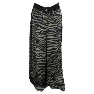Pantalon large à motifs Sacai en polyester imprimé animalier