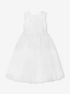 Robe cérémoniale ballerine longueur Sarah Louise en ivoire