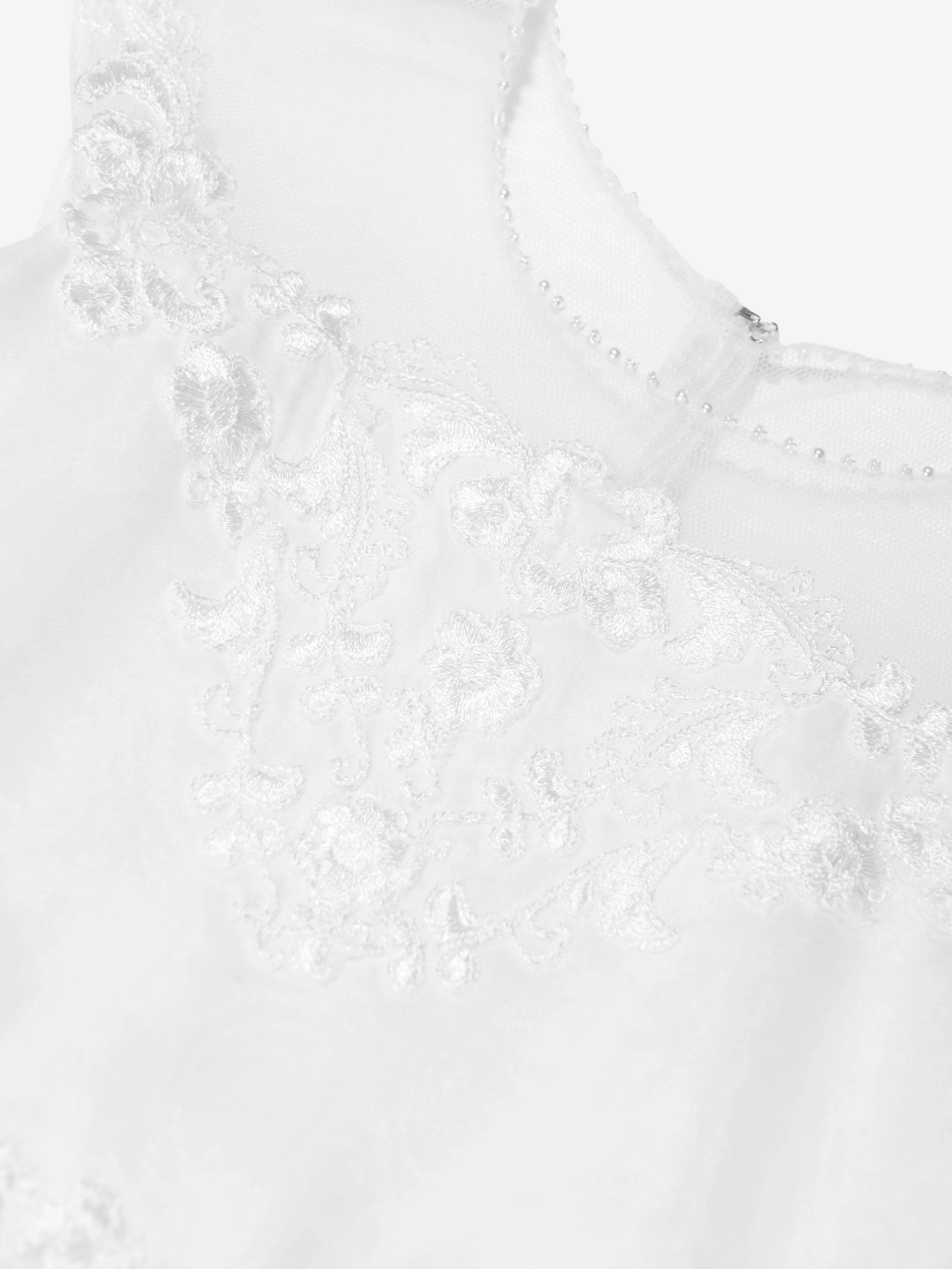Robe cérémoniale ballerine longueur Sarah Louise en ivoire