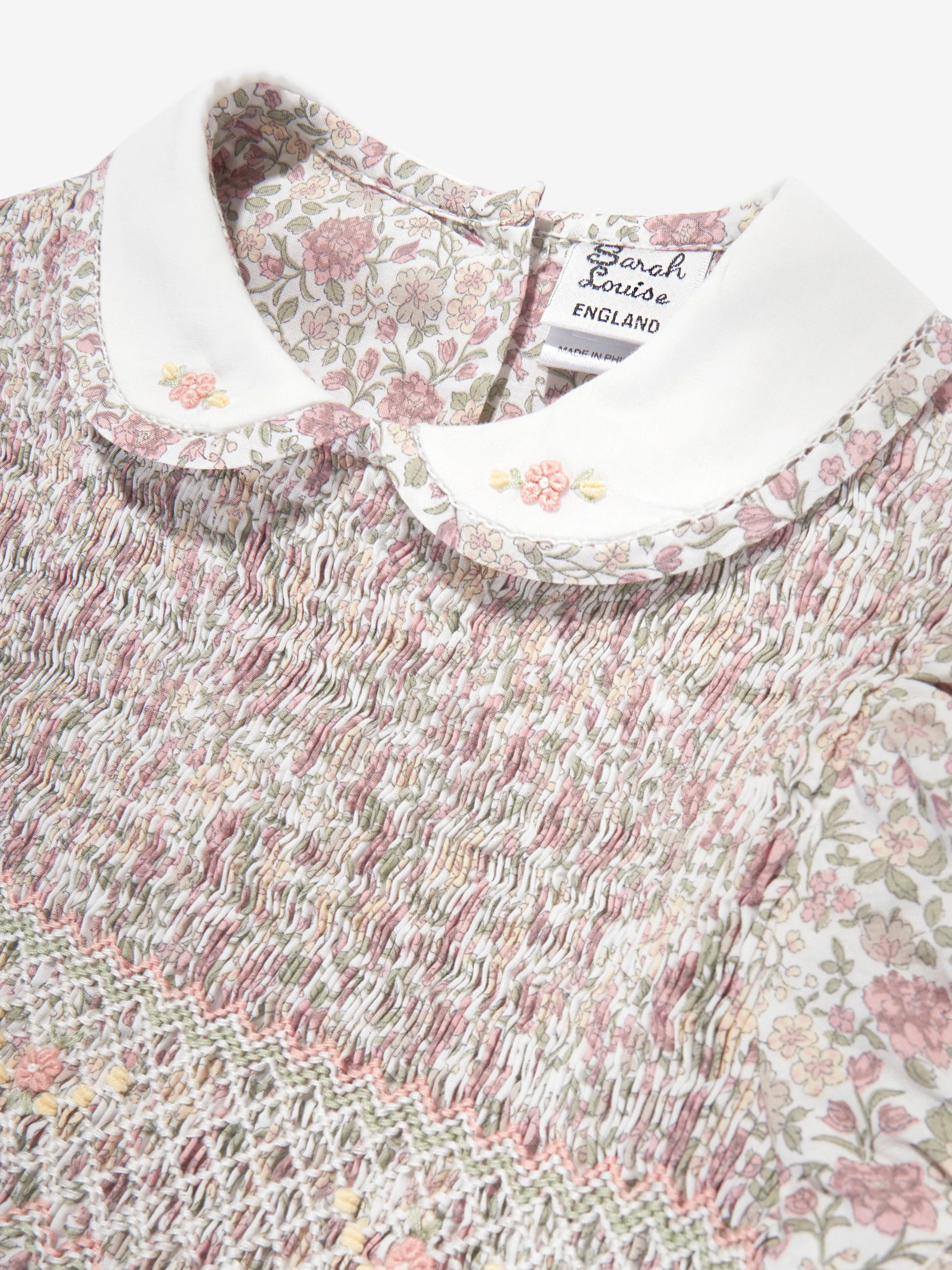 Robe en coton floral multicolore Sarah Louise pour filles