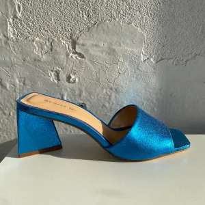 Sempre Di 429018 Blue Metallic - LAST PAIR size 36 Shoes_Sempre-Di