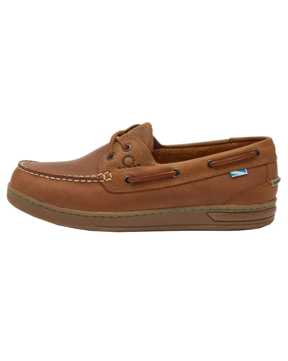 Chaussures Chatham Chatham Homme Deck Buton G2 en Cuir Premium pour Bateau