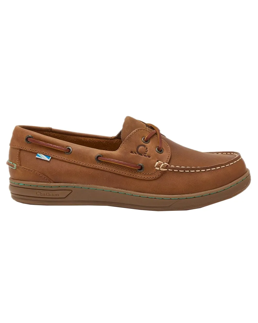 Chaussures Chatham Chatham Homme Deck Buton G2 en Cuir Premium pour Bateau