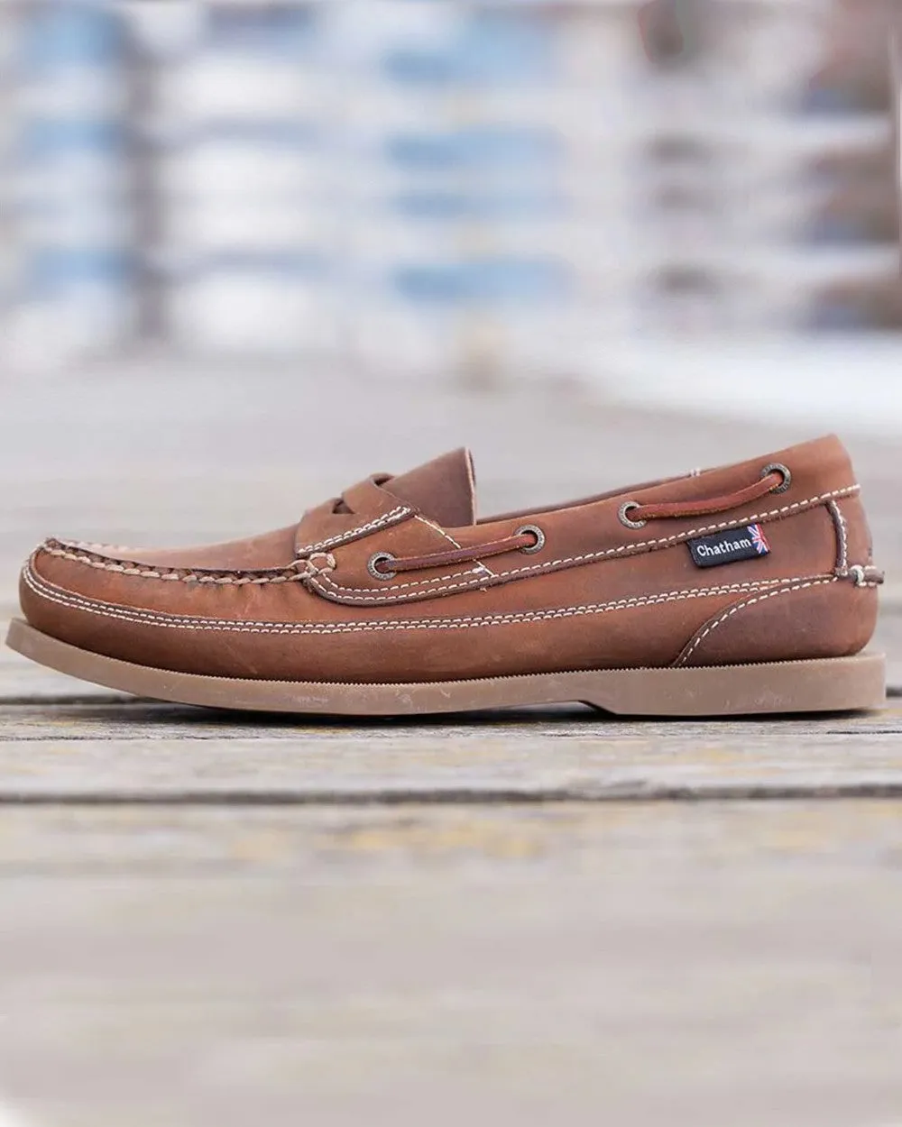 Chaussures Chatham Chatham Hommes Gaff II G2 Mocassins en Cuir pour Bateau