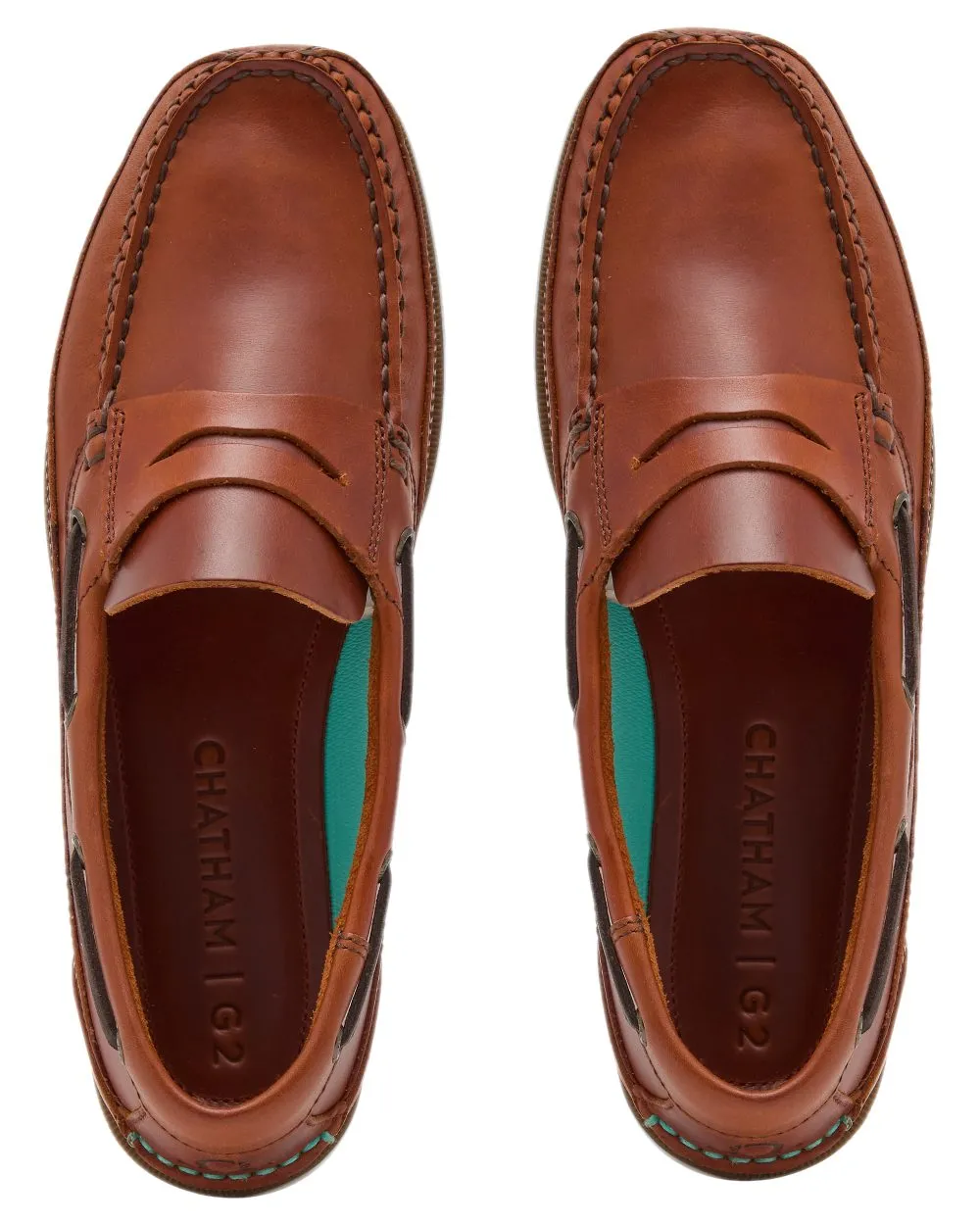 Chaussures Chatham Chatham Hommes Gaff II G2 Mocassins en Cuir pour Bateau