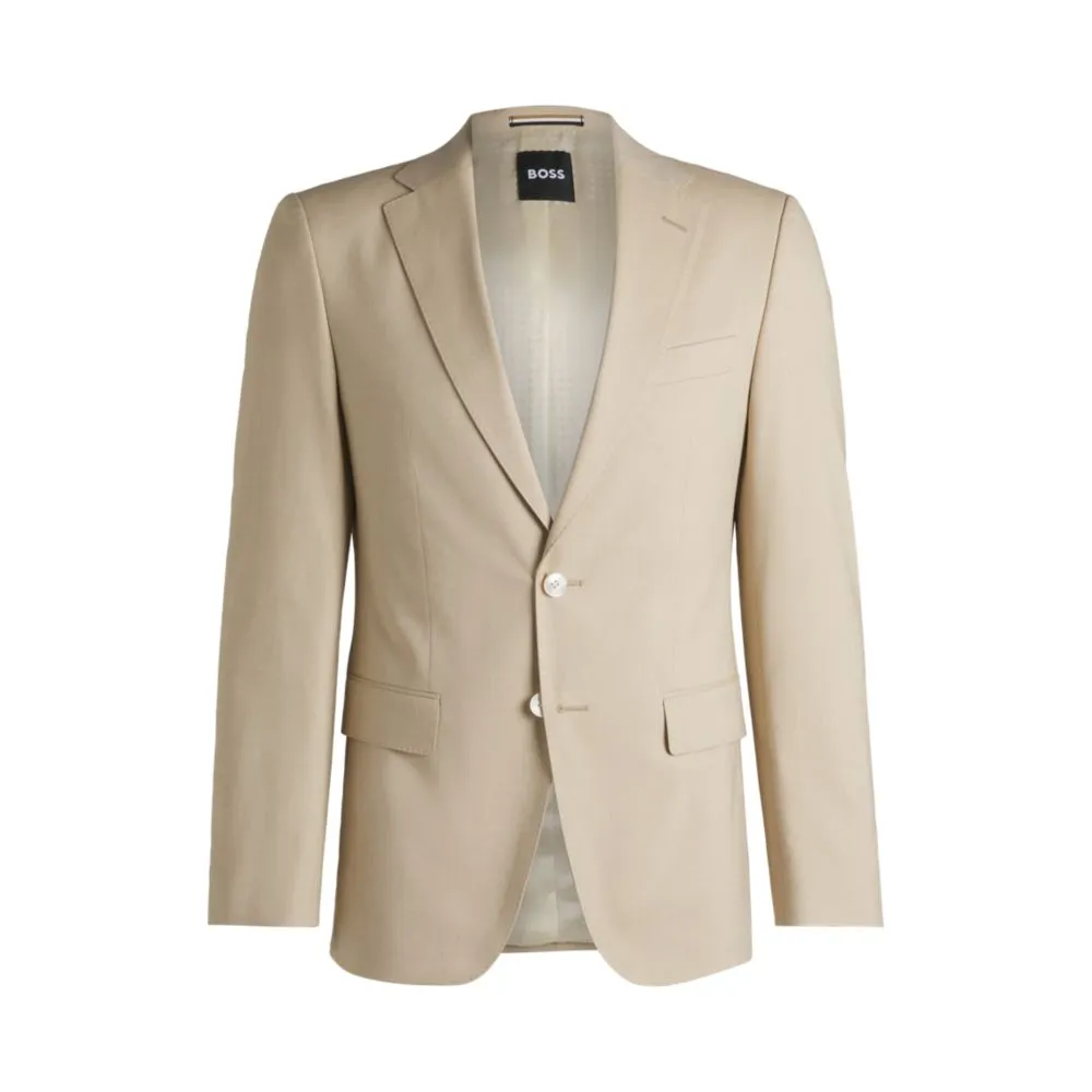 Blazer ajusté en mousseline extensible