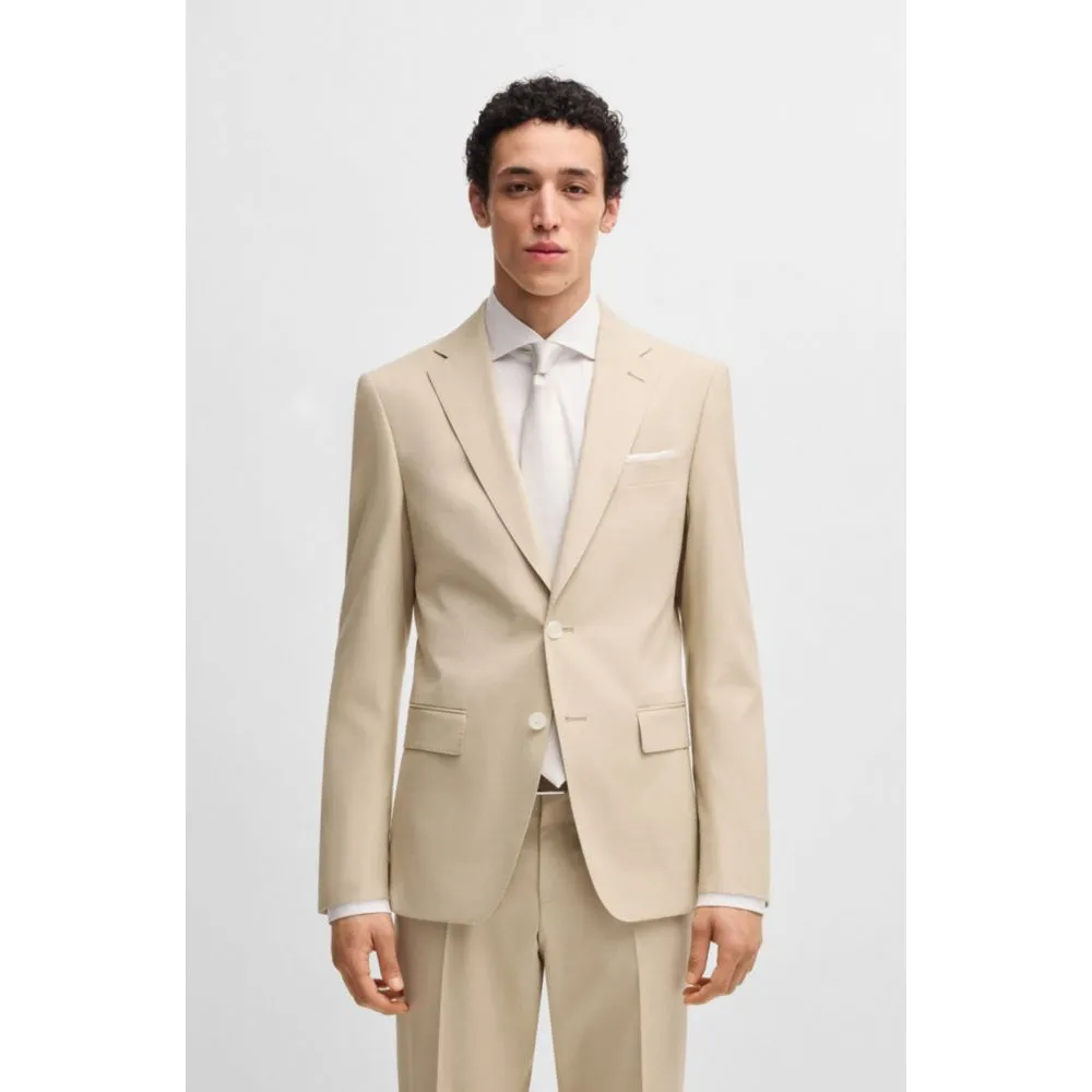 Blazer ajusté en mousseline extensible