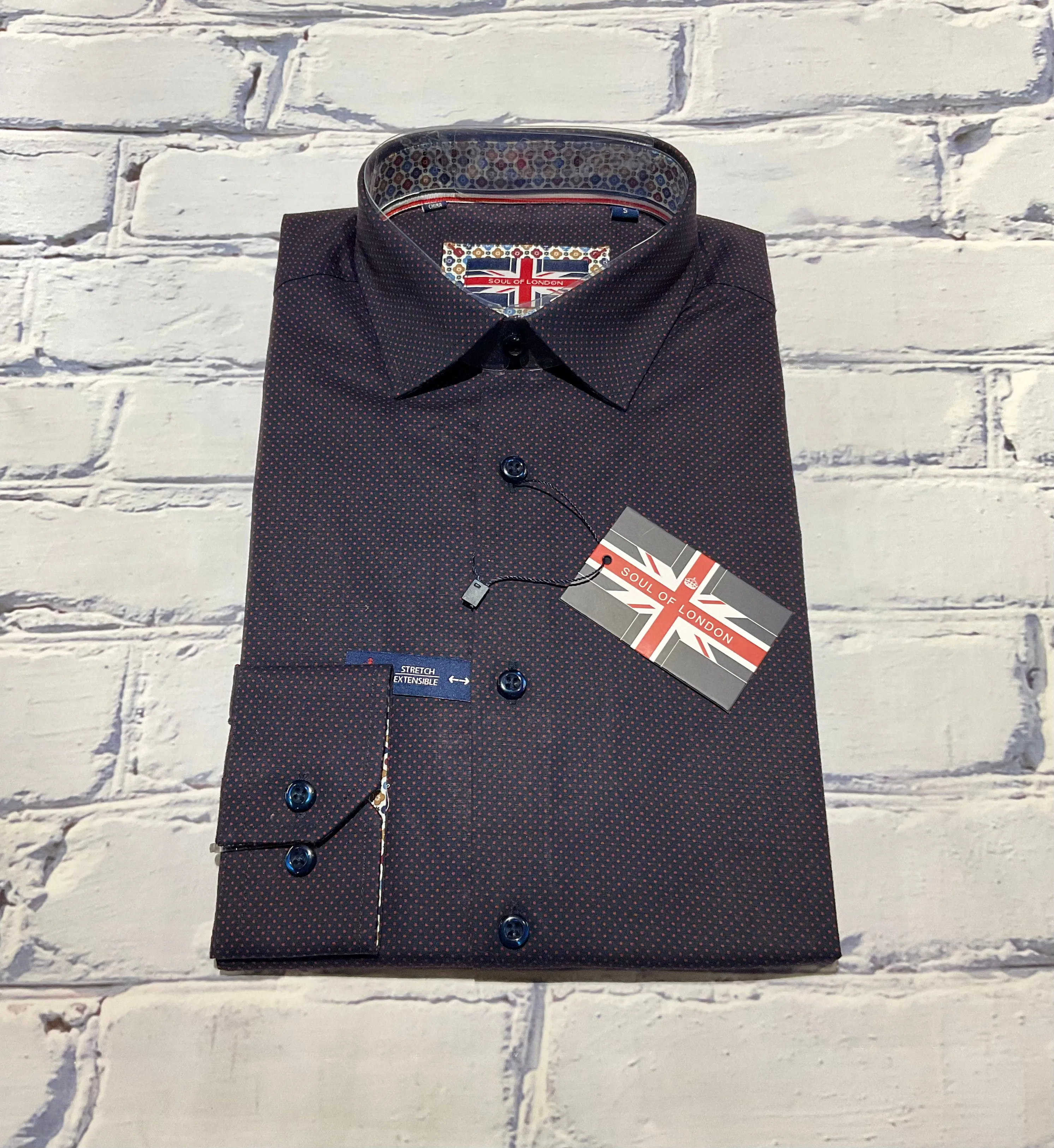 Âme de Londres T-shirt de sport en coton extensible