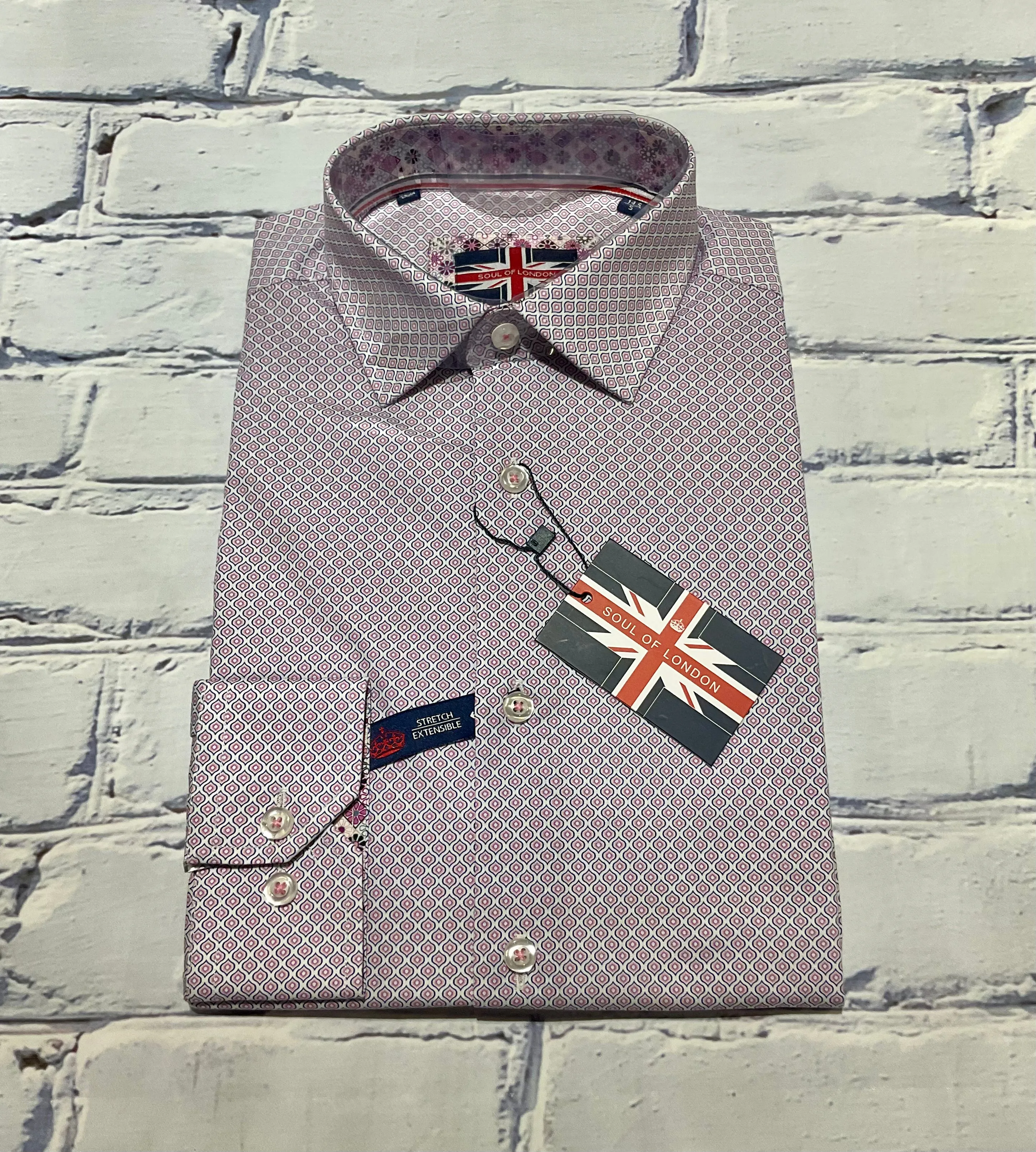 Soul of London LS Coton Élastique