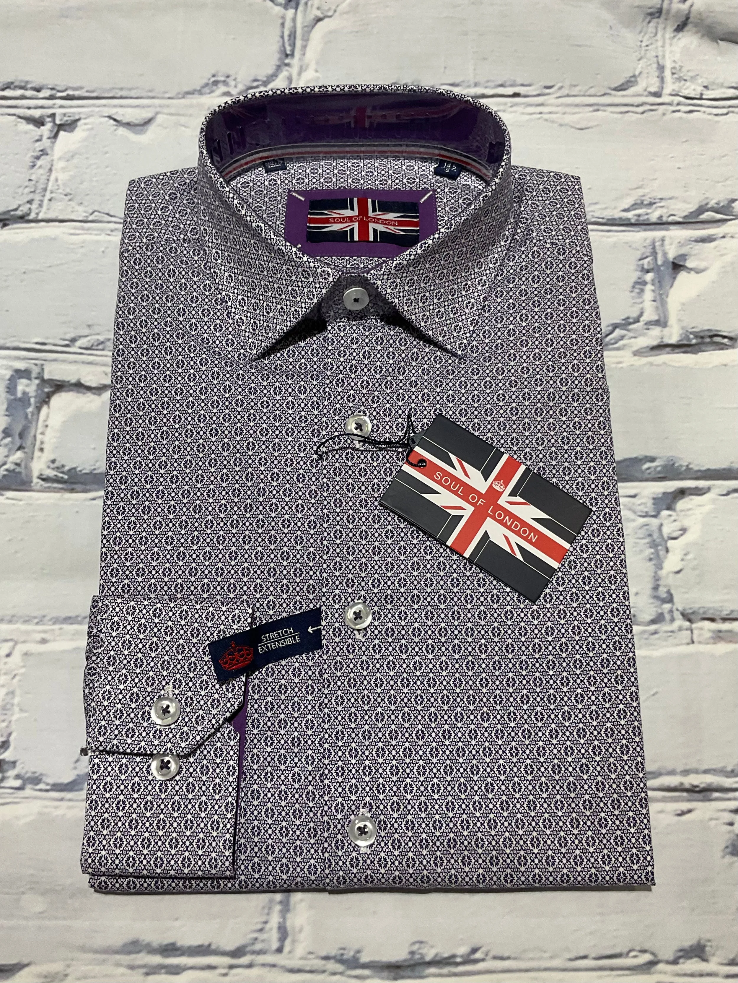 Âme de London LS Coton Élastique