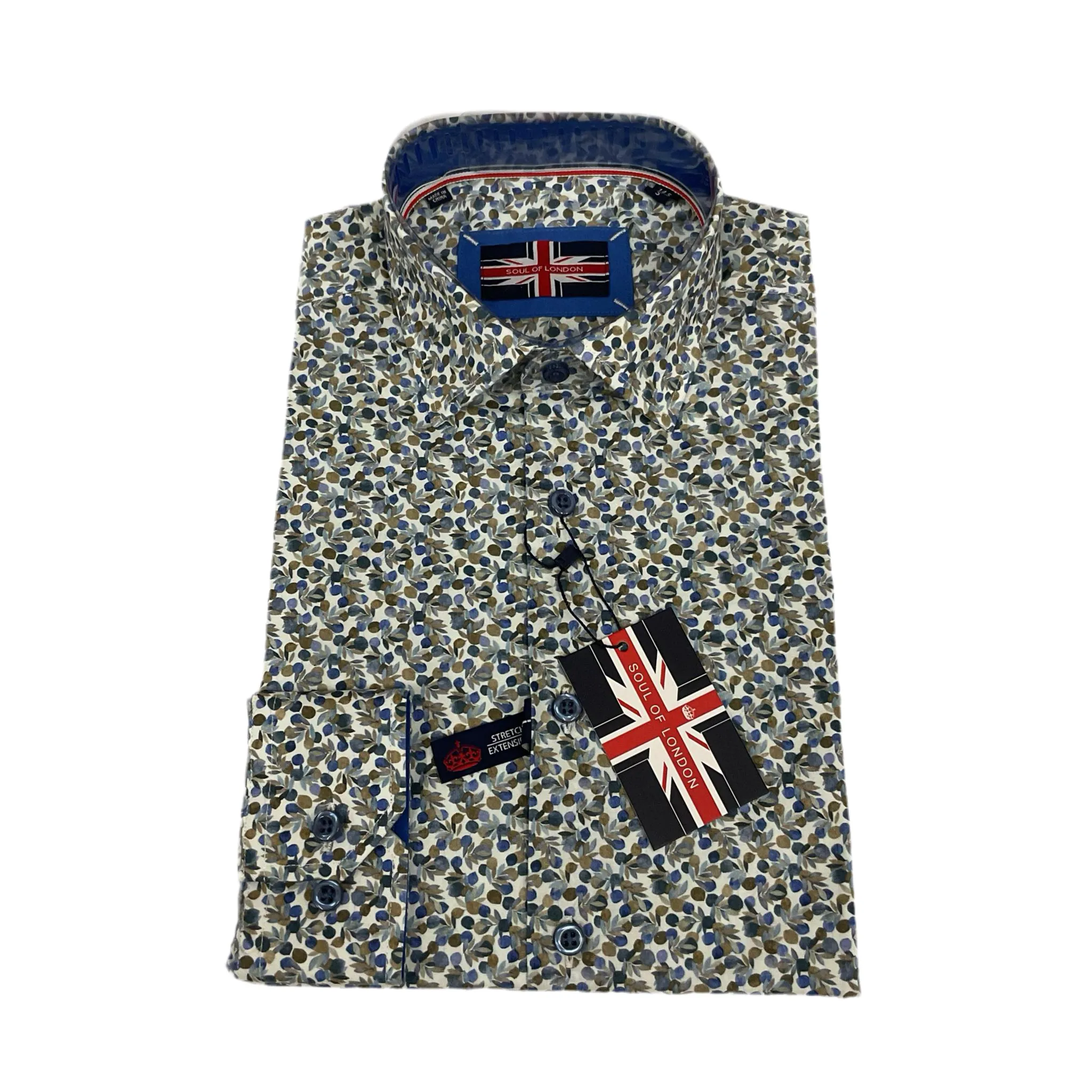 Âme de Londres LS Coton Élastique
