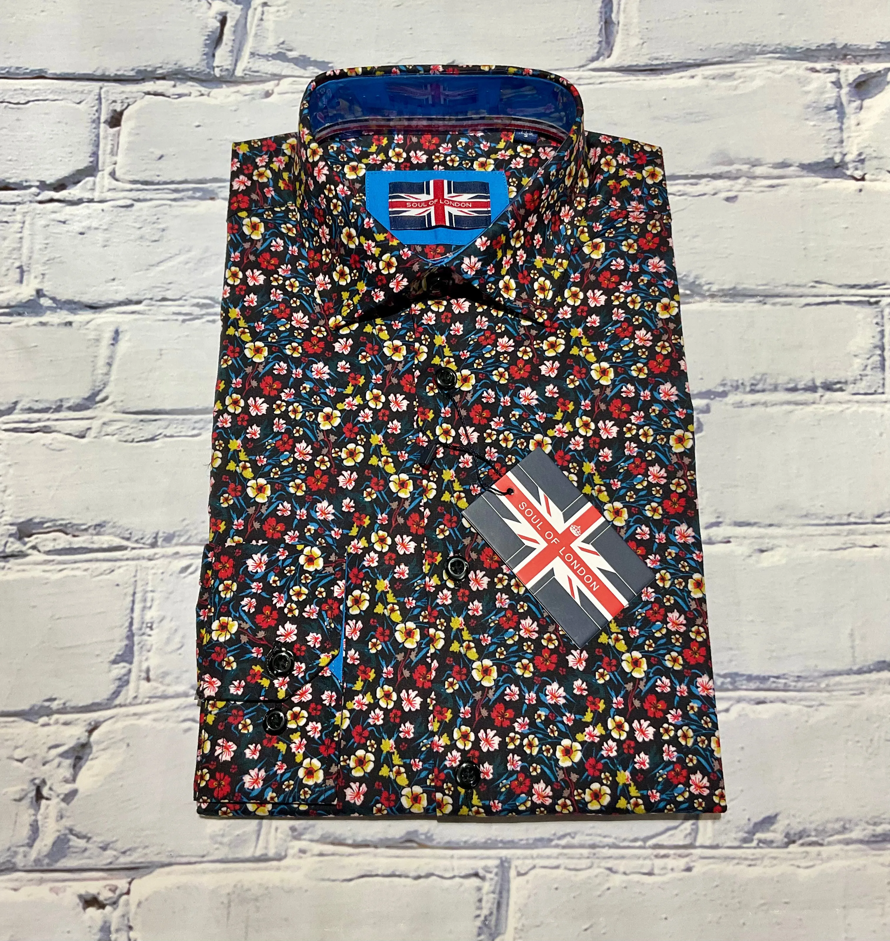 Soul of London LS T-shirt de sport extensible