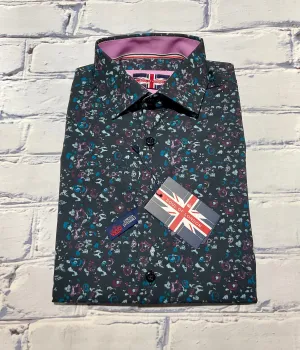 Soul of London Microfiber Chemise de Sport à Manches Longues