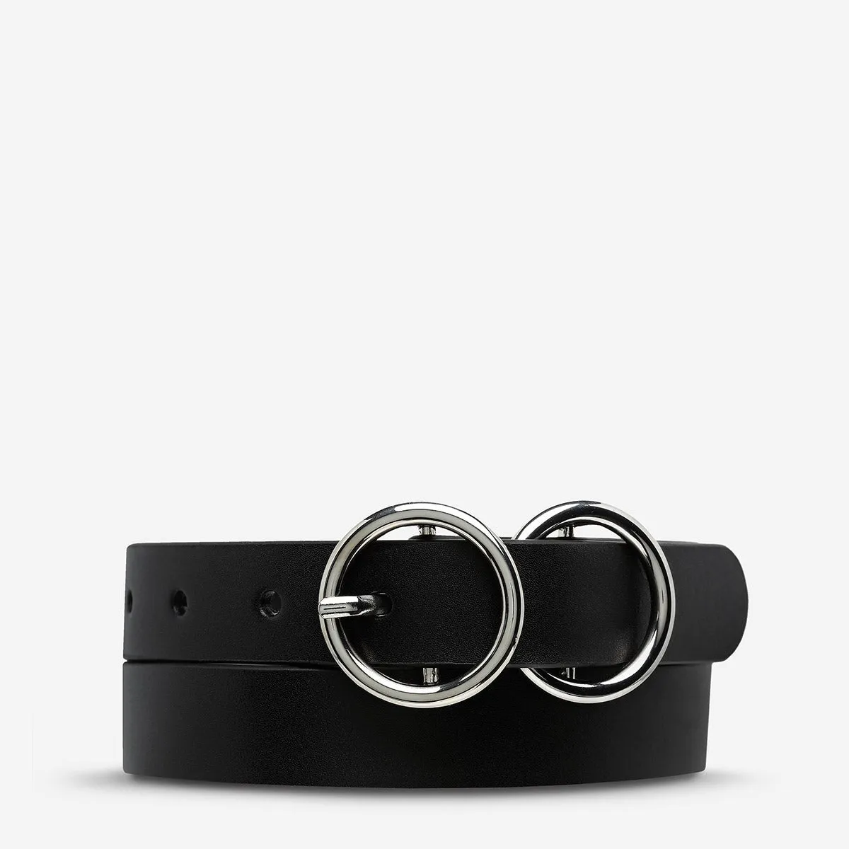 Status Anxiety Égaré Chaussures Noires Argentées Mince_Status-Anxiety
